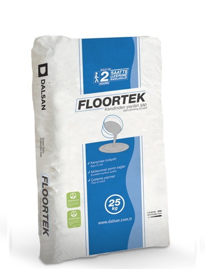 Dalsan FLOORTEK Kendinden Yayılan Tesviye Şapı