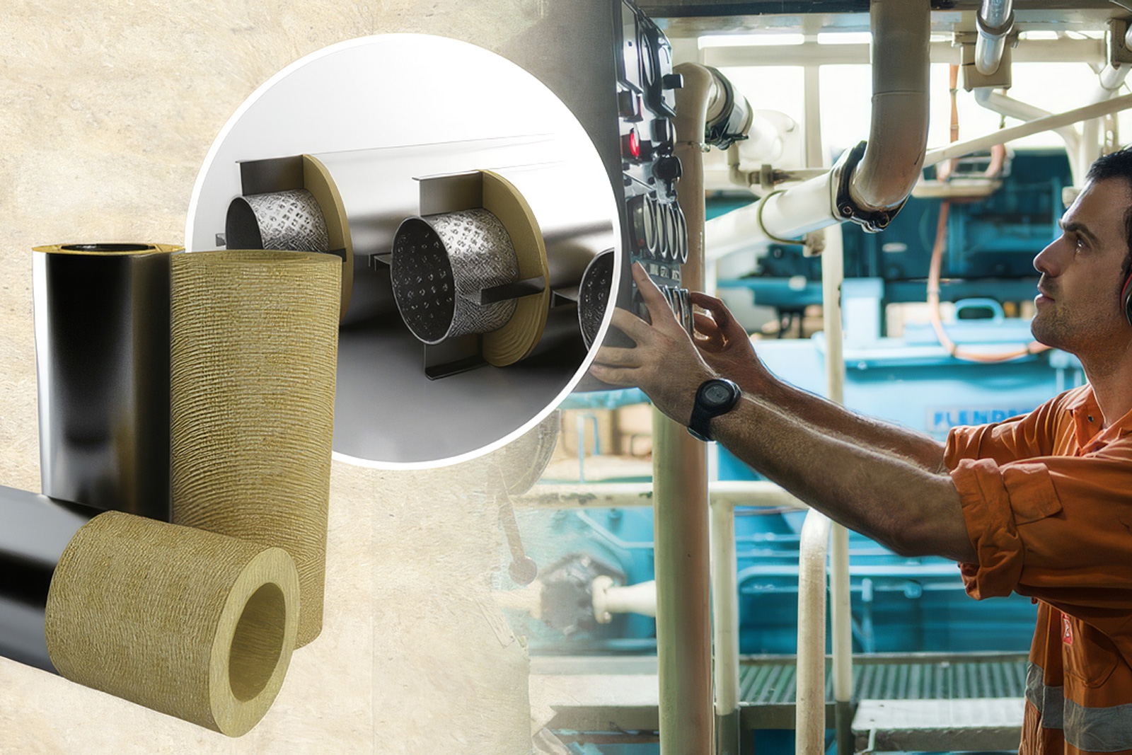 Ravatherm Taş Yünü Prefabrik Boru